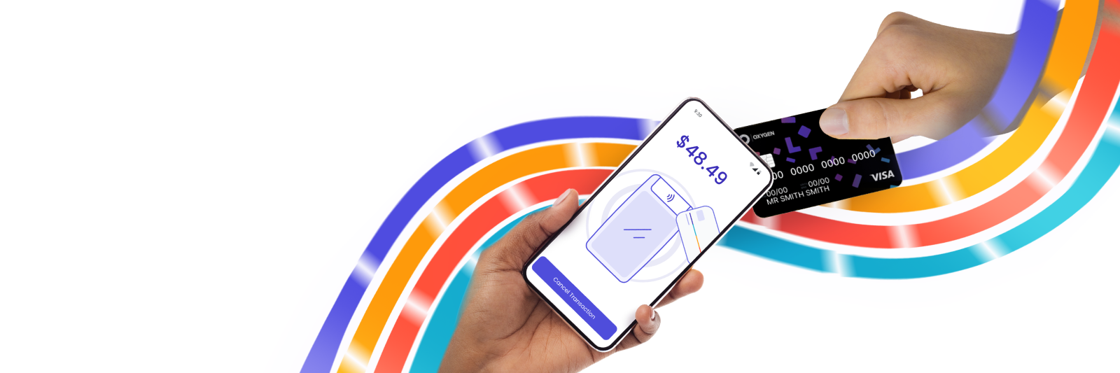 LiveTap — card tap payment arc