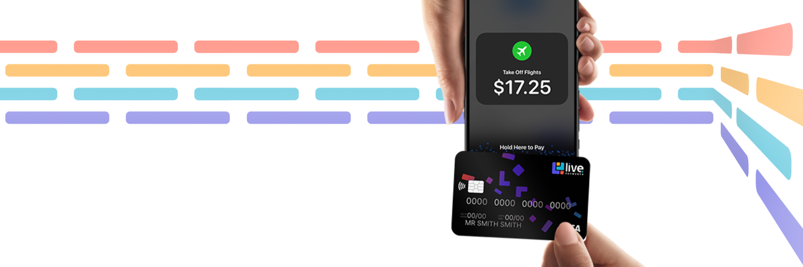LiveTap — passenger tapping card on phone